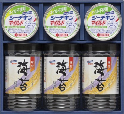 【ラッピング無料】はごろもフーズ 海奏紀行 KK-CJA 味付海苔 オイル不使用シーチキンマイルド