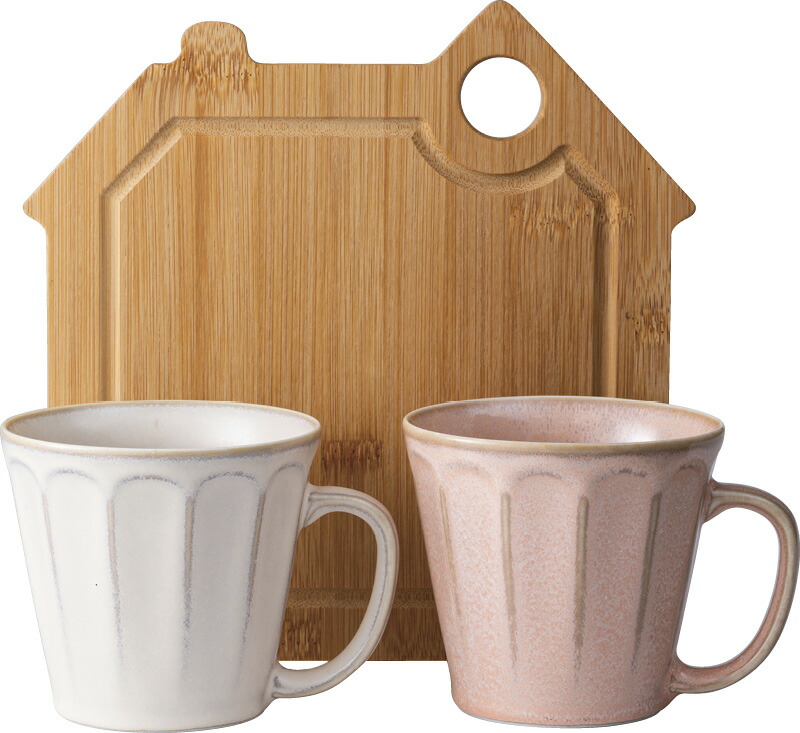 【ラッピング無料】フルート モーニングセット FLT-3003D マグカップ マグ トレー