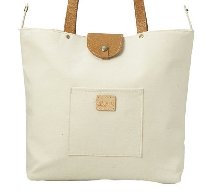 【ラッピング無料】国産 HaL 倉敷産帆布×姫路レザー Aライントート HAL88080-BE 日本製 トートバッグ - 画像 (3)