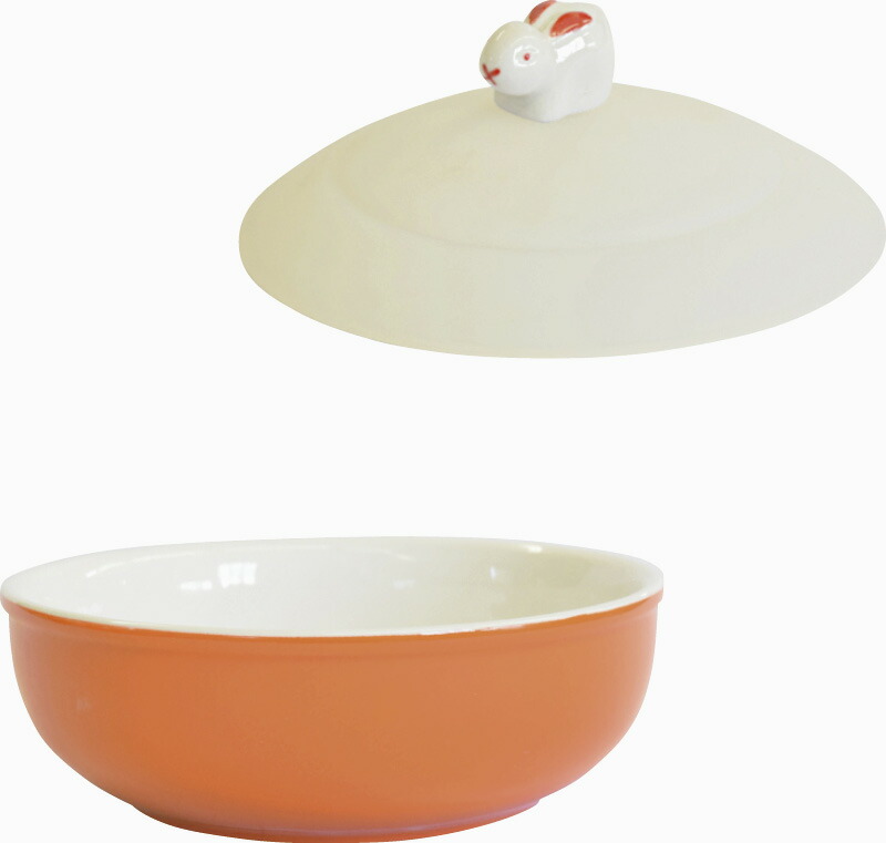 【ラッピング無料】シリコン蓋付き マルチレンジボウル オレンジ 4585-559 スープボウル カップ