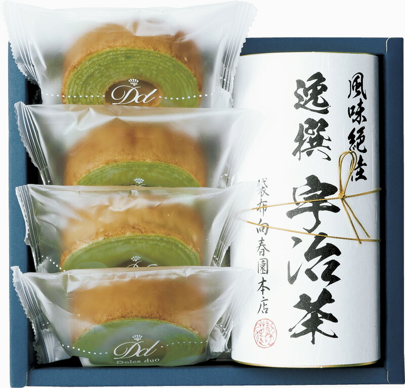 【ラッピング無料】袋布向春園本店 こだわり 日本茶こだわりセット 「楓 」 MBT-03 抹茶バウムクーヘン 宇治茶ティーバッグ