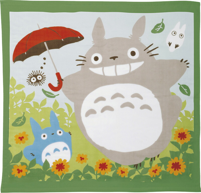 【ラッピング無料】となりのトトロ トトロと一緒に 湯上げタオル 1085000200 綿100% 湯上り