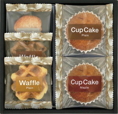 【ラッピング無料】ベイクドスイーツセレクション CWR-10 カップケーキ ワッフル シュガーラスク