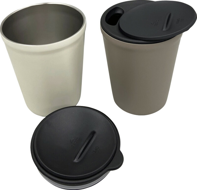 【ラッピング無料】ブリューコーヒー ペア蓋付サーモタンブラー 260ml 69551