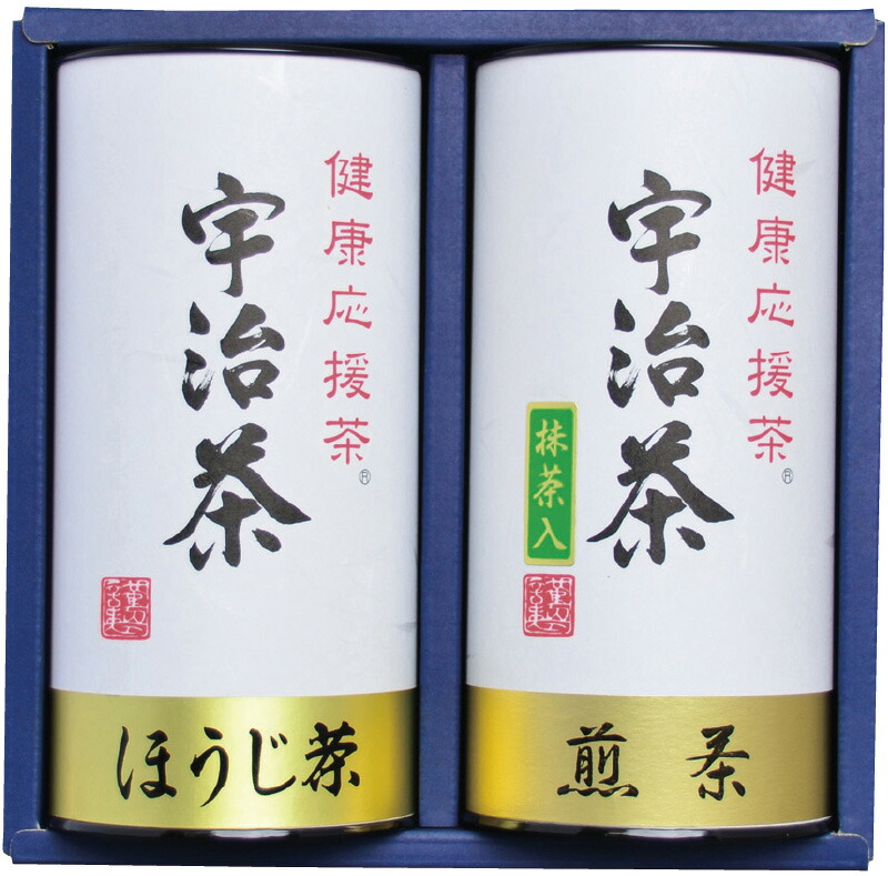 【ラッピング無料】宇治茶詰合せ(健康応援茶) KOB-200 抹茶入煎茶 ほうじ茶
