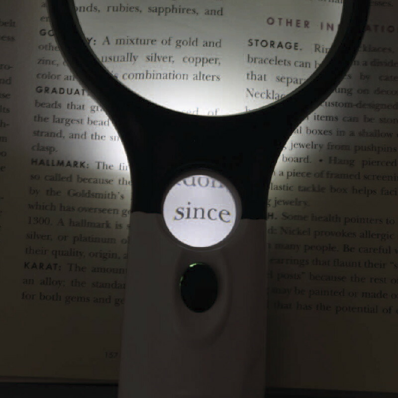 【ラッピング無料】LED付ダブルルーペ 3583 作業用ルーペ レビュー - 画像 (3)