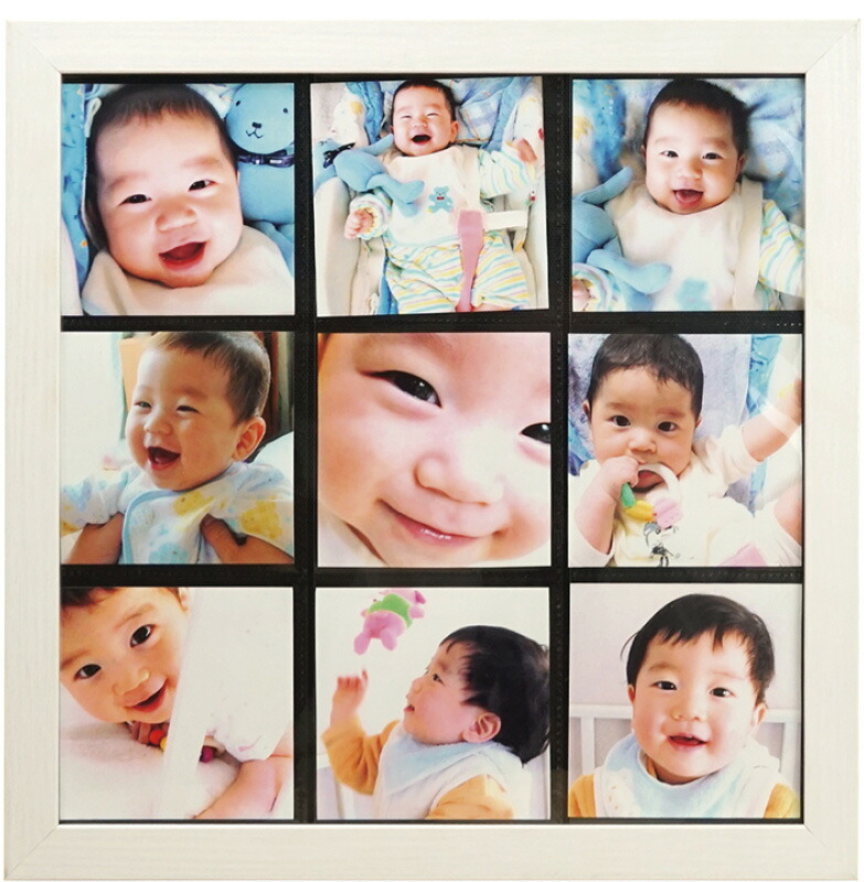 【ラッピング無料】ましかくフレーム(414アルバム台紙付) ホワイト 106123 - 画像 (3)