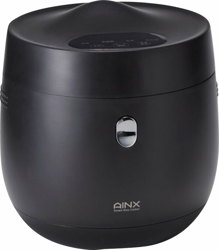 【ラッピング無料】AINX スマートライスクッカー 糖質カット炊飯器 ブラック AX-RC3BR