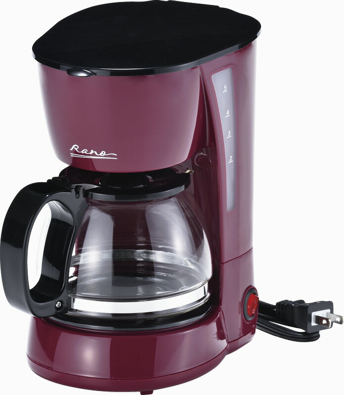 【ラッピング無料】ラノー コーヒーメーカー 5カップ MJ-0634