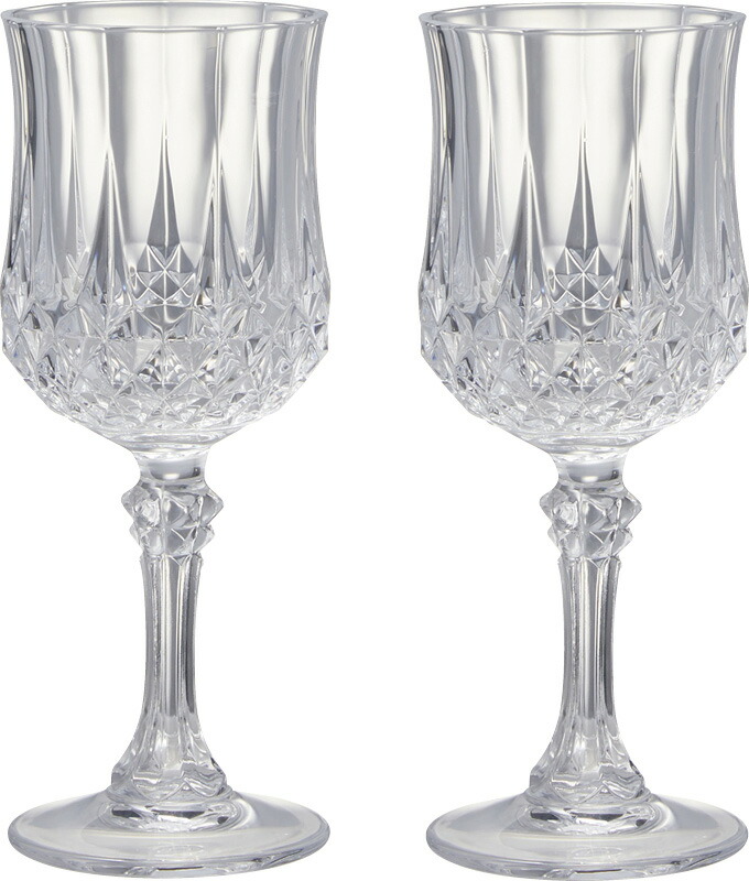【ラッピング無料】クリスタル・ダルク ロンシャン ワイン ペア L7552A ワイングラス