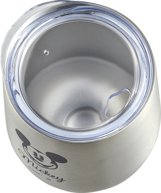 【ラッピング無料】ディズニー ミッキー ＆ ミニー 丸型ステンレスタンブラー350mlペアセット 82499 - 画像 (3)