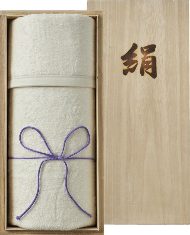 【ラッピング無料】国産 桐箱入り高級 シルク 毛布(毛羽部分) SL-300 日本製