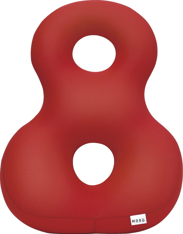 【ラッピング無料】国産 モグ バックサポーターエイト レッド 4540323010332 日本製 骨盤用