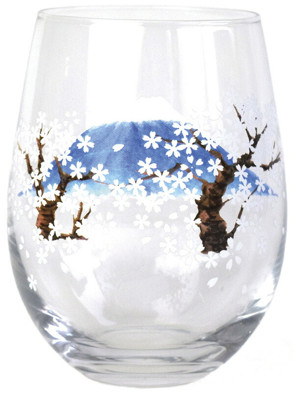 【ラッピング無料】国産 冷感グラス 富士桜 AM-SYO-4 日本製 タンブラー