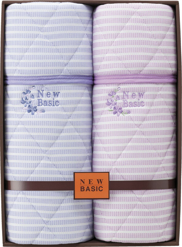 【ラッピング無料】ニューベーシック ニットワッフル 敷パット 2P RNB-4081 敷きパッド