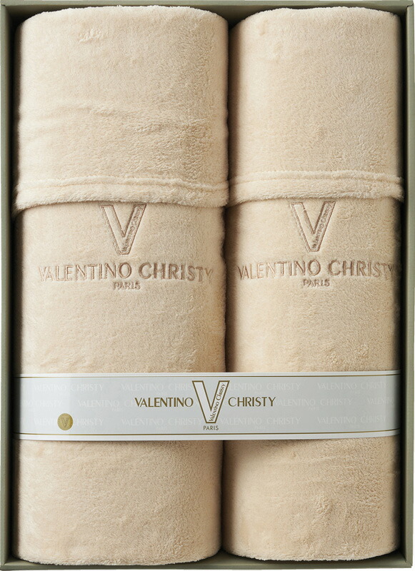 【ラッピング無料】ヴァレンティノ･クリスティー ふわふわあったか毛布 2P VCM-2910