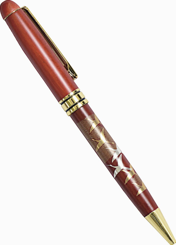 【ラッピング無料】木製 漆芸ボールペン 千羽鶴 4585-336 レビュー
