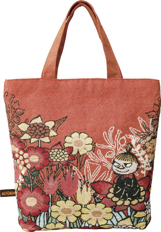 【ラッピング無料】ムーミン 花と一緒に ゴブラン織りマチ付きトート 1425010200 トートバッグ