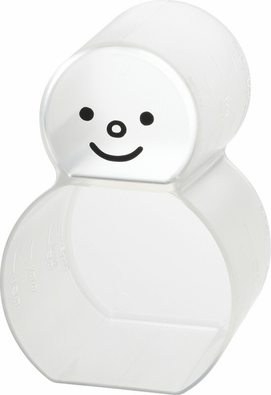 【ラッピング無料】国産 スリキリゆきだるまカップ CH-2079 日本製 計量カップ