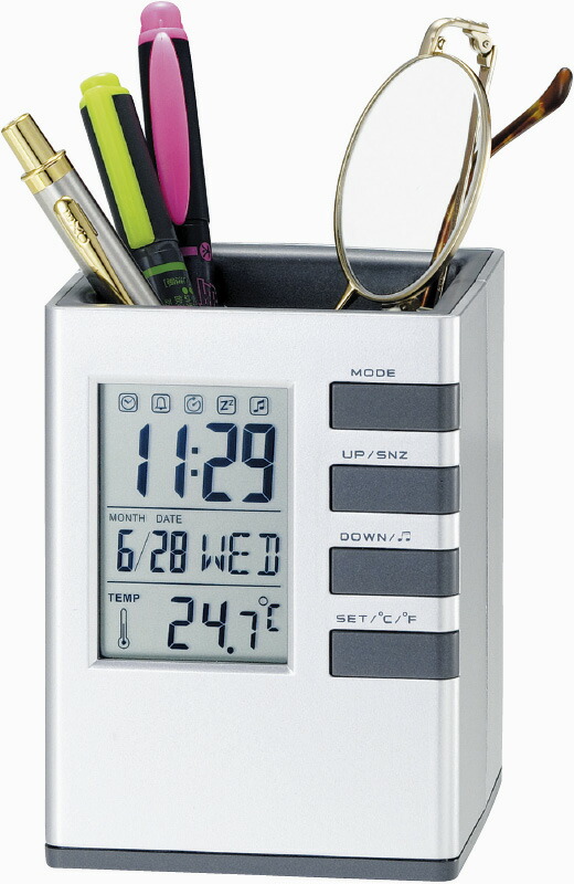 【ラッピング無料】キューブデスクスタンド 661-23 置き時計 レビュー