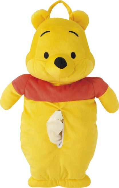 【ラッピング無料】くまのプーさん キュートふわふわ/プー ティッシュボックス カバー 2215026600 ケース