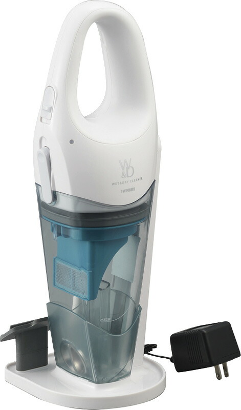 【ラッピング無料】ツインバード コードレスウェット & ドライクリーナー HC-EB23W 掃除機