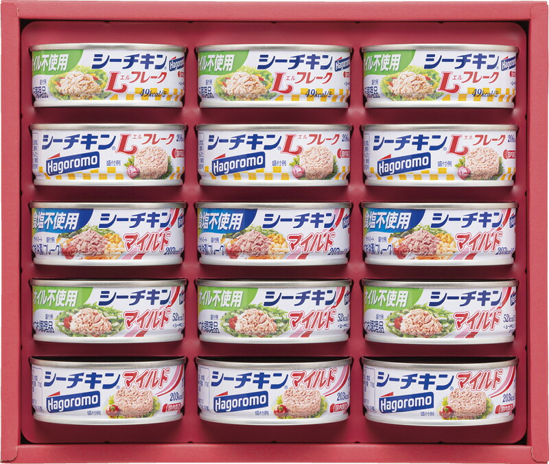 【ラッピング無料】はごろもフーズ シーチキンギフト SET-30A オイル不使用 食塩不使用シーチキンマイルド シーチキン