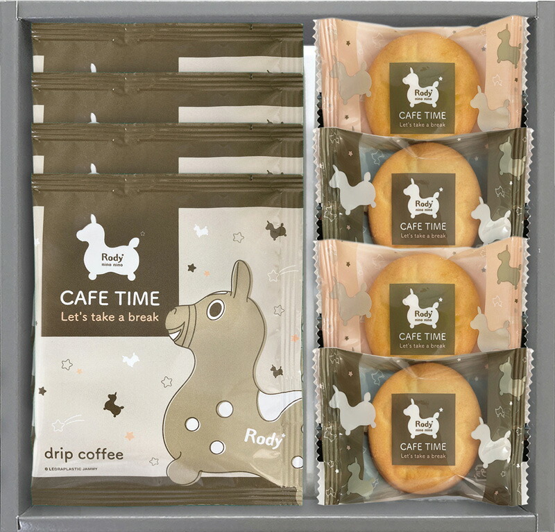 【ラッピング無料】ロディ カフェタイムセット NIN-07 チョコインクッキー ドリップコーヒー