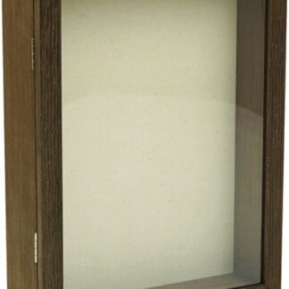 【ラッピング無料】万丈 フロントオープンBOX A4判 ブラウン 106439 ボックスフレーム