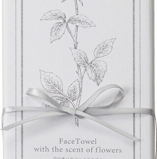【ラッピング無料】国産 フィオーレ ディ ローサ お花の香り付き今治産フェイスタオル ホワイト FR2220WH 綿100% 日本製