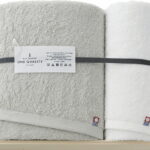 【ラッピング無料】国産 今治 ONE QUALITY バスタオル ＆ フェイスタオル Q-55500 綿100% 日本製