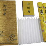 【ラッピング無料】国産 御燈香A 024-68 日本製 ローソク 線香 寸二マッチ