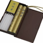 【ラッピング無料】国産 御燈香 ミニ 024-06 日本製 ローソク 線香 ケース マッチ ヒモ