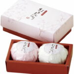 【ラッピング無料】国産 紅白まんじゅうハンドタオル 2P TFG0702802 綿100% 日本製