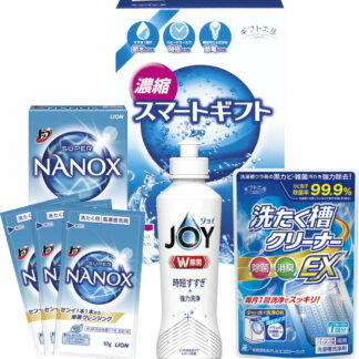 【ラッピング無料】ギフト工房 濃縮スマートギフト LA-5J P＆G 除菌ジョイ 洗たく槽クリーナーEX ライオン トップナノックス