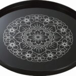 【ラッピング無料】国産 8.3丸盆 蓮華 2335 日本製 お盆 トレー トレイ