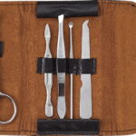 【ラッピング無料】Ｍｒ．男前 ネイルケアセット サクヤ MM-9113 ケース 爪切り 眉毛切り 甘皮押し ヤスリ ピンセット 耳かき