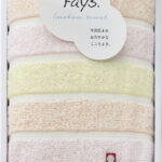 【ラッピング無料】国産 今治 カラーレイズ フェイスタオル ピンク C-20101 綿100% 日本製