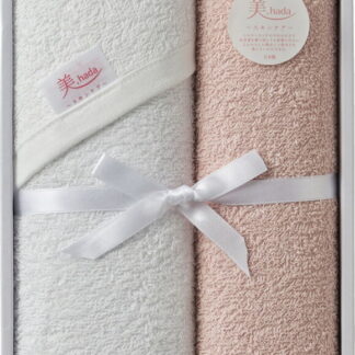 【ラッピング無料】国産 美．hada シルクプロテイン加工フェイスタオル ＆ ハンドタオル SL-1001 綿100% 日本製