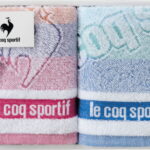 【ラッピング無料】国産 le coq sportif ルコック ビッグロゴ ハンドタオル 2P LQ2302 HT 2P 綿100% 日本製