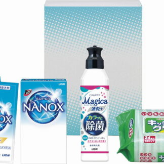 【ラッピング無料】ファインフレッシュセット FFS-085A ライオン チャーミー マジカ速乾＋ カラッと除菌 ライオン トップスーパーNANOX キッチン除菌クリーナー