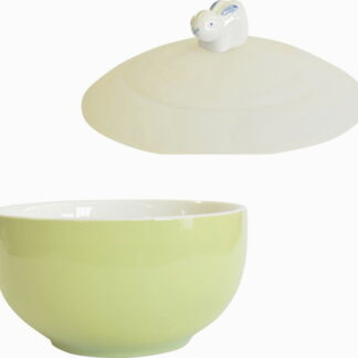 【ラッピング無料】シリコン蓋付き レンジボウル グリーン 4585-560 丼