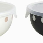 【ラッピング無料】国産 ドットレンジＬ ペア 230534 日本製 保存容器 キャニスター