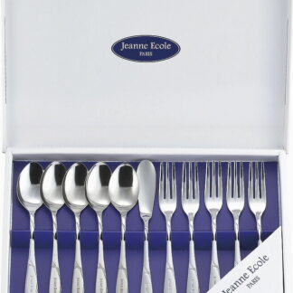 【ラッピング無料】国産 ジャンヌ･エコール モーニングセット 11PC JE-82 日本製 カトラリーセット コーヒースプーン ヒメフォーク バターナイフ