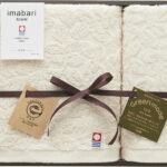 【ラッピング無料】国産 今治タオル グリーンモード エコジャガードフェイスタオル ＆ ウォッシュタオル GMT01701M 綿100% 日本製