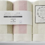 【ラッピング無料】グリーンストーリー フェイスタオル 3P G-30150