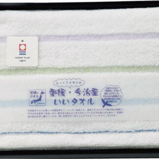 【ラッピング無料】国産 愛媛･今治産いいタオル ふっくらふわふわ フェイスタオル PIG-8115 綿100% 日本製