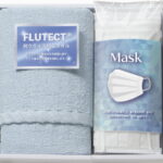 【ラッピング無料】フルテクト(抗ウイルス加工) フェイスタオル ＆ 国産マスク 6P FTK-015