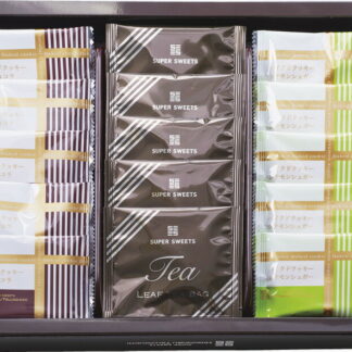 【ラッピング無料】スーパースイーツ 焼菓子 ＆ 紅茶セット SBK-A ベイクドクッキー 紅茶ティーバッグ