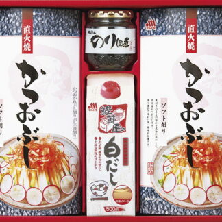 【ラッピング無料】マルトモ バラエティギフト CR-20Y 直火焼ソフトパック 鰹節屋の白だし のり佃煮
